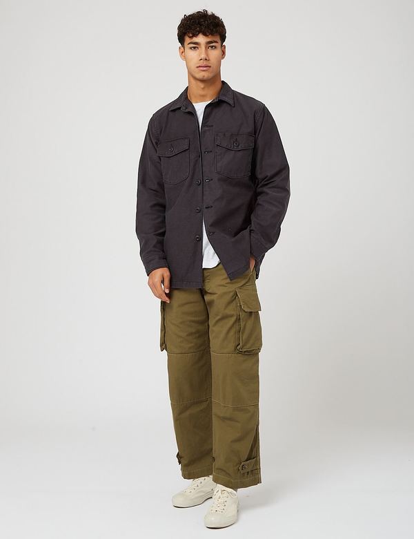 orSlow US Army Shirt - Black | Garmentory