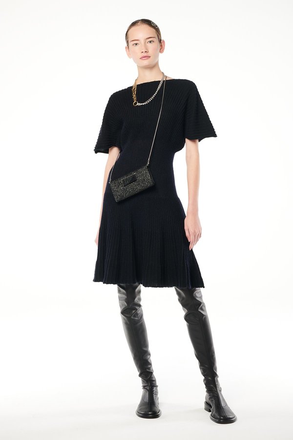 MM6 MAISON MARGIELA Glitter clutch BAG - Black | Garmentory