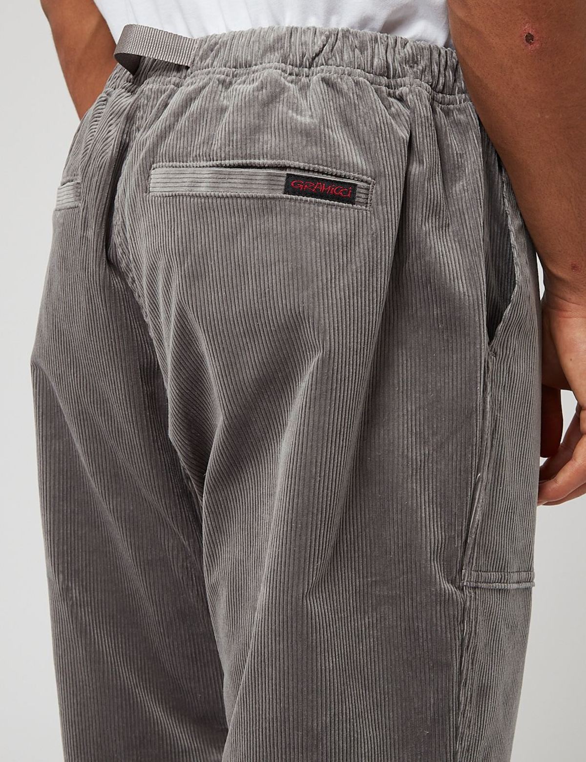 Gramicci Corduroy Loose Tapered Pants - Grey | Garmentory