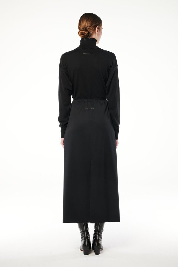 【関税＆送料込み】Maison Margiela Black Viscose Skirt Maison Martin Margiela F/W 2002 artisanal skirt — JAMES VELORIA