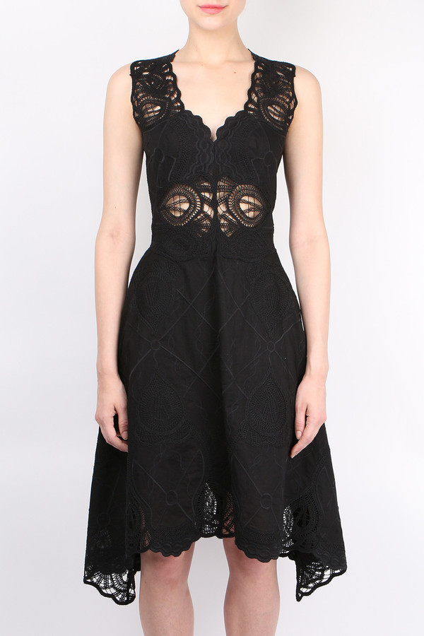 white christmas dresses Jonathan Simkhai Roberta Fossil Crochet Dress main image 0