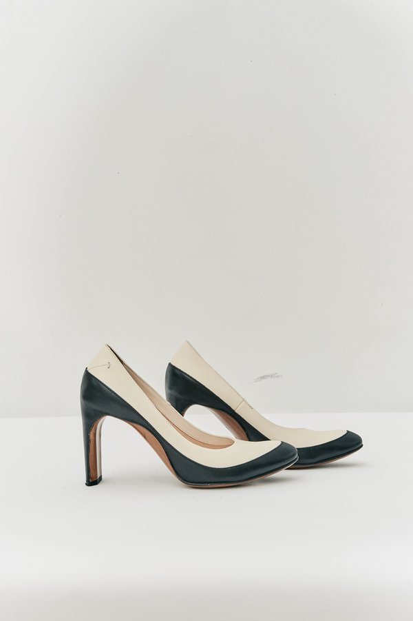 Costume National Two-Tone Pumps, Size 37.5