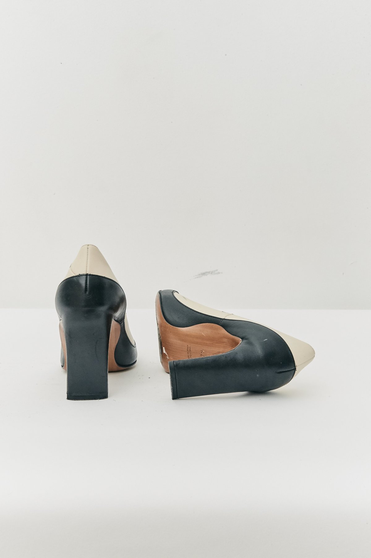 Costume National Two-Tone Pumps, Size 37.5 - Image 2 of 4