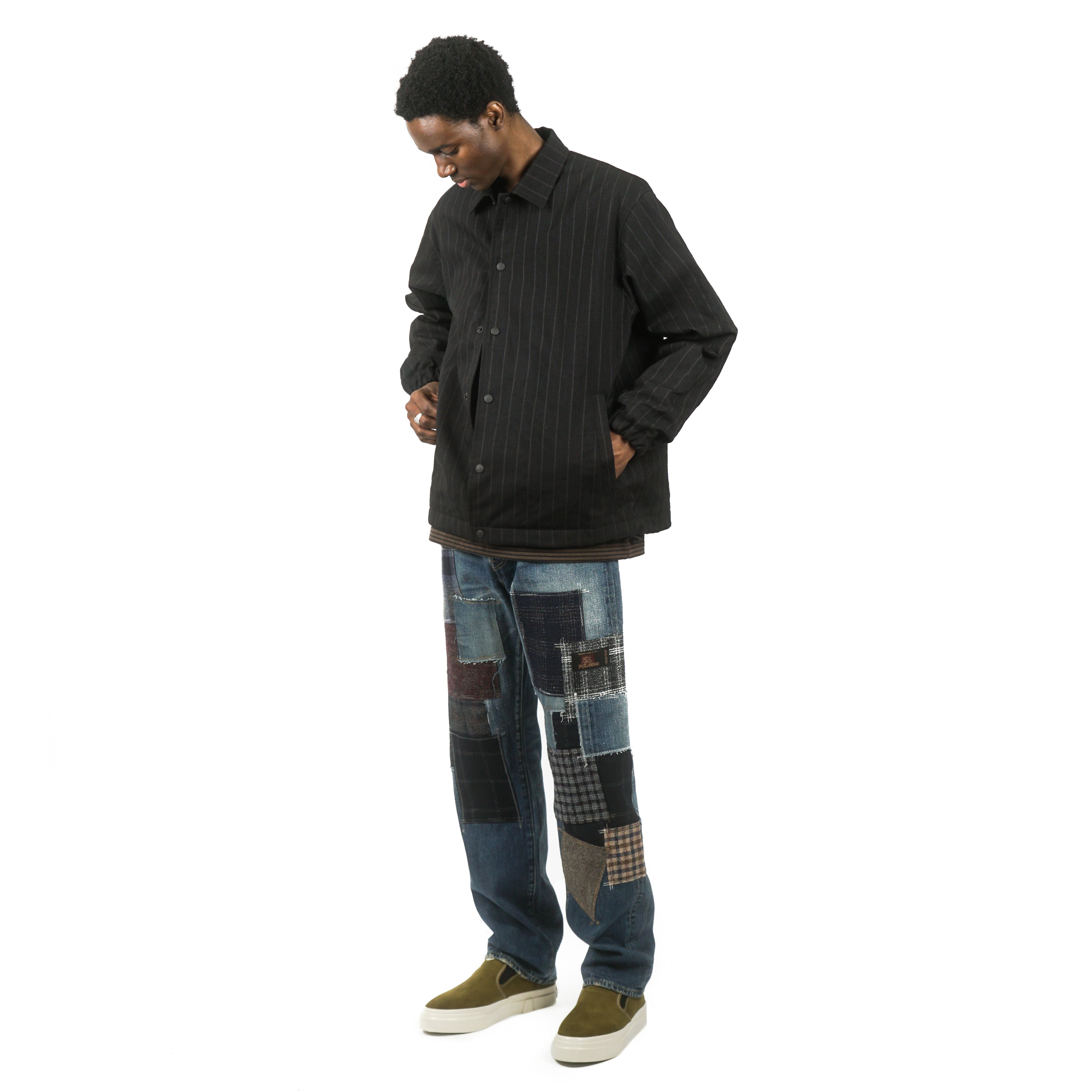 Comme des Garçons REVERSIBLE JACKET - BLACK/GREY/ORANGE | Garmentory