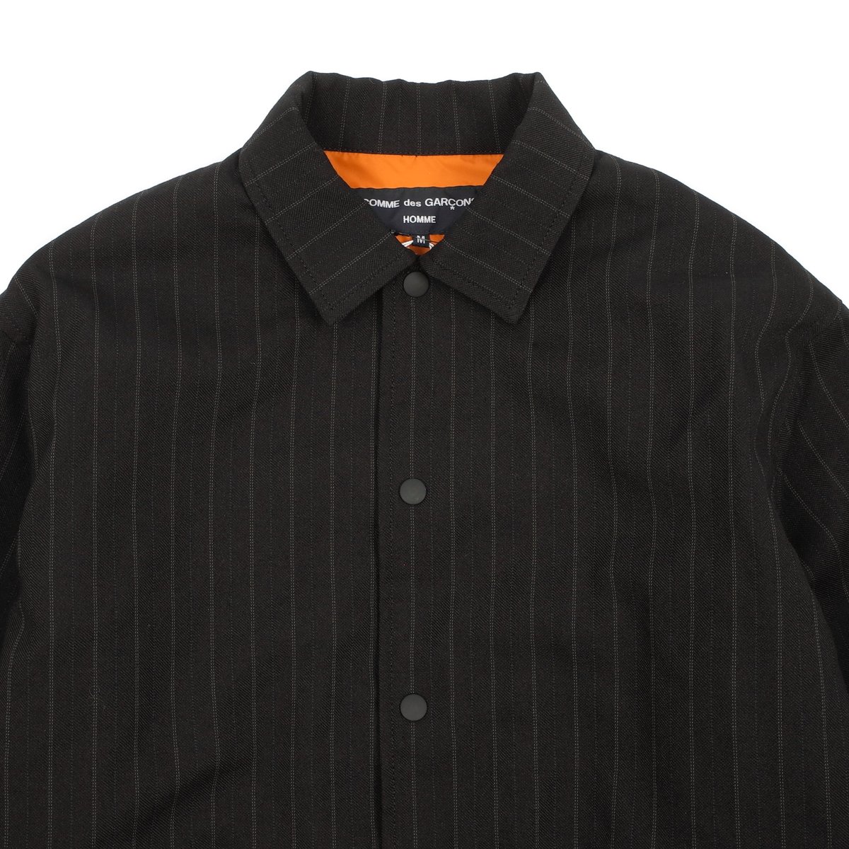 Comme des Garçons REVERSIBLE JACKET - BLACK/GREY/ORANGE | Garmentory