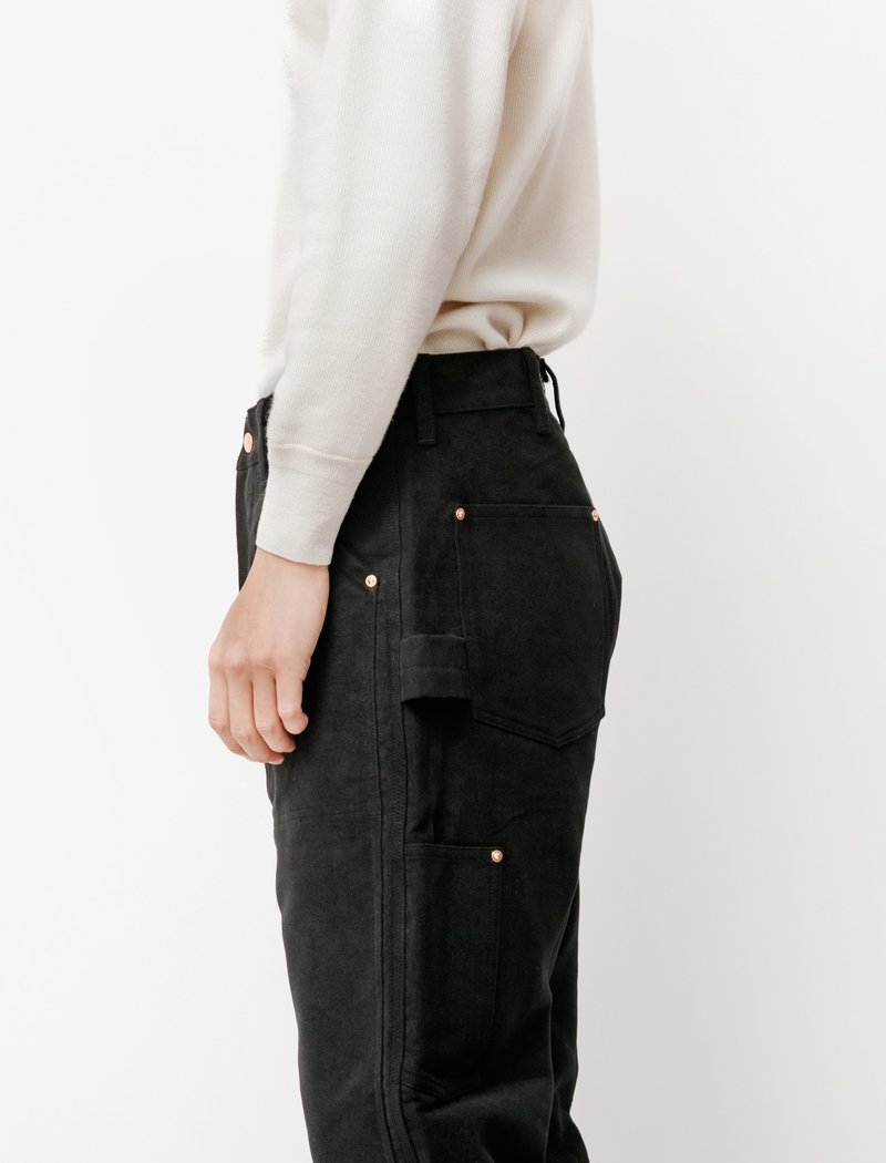 COMOLI MOLE SKIN ５ＰPANTS／BLACK Comoli Moleskin Painter Pant - Black | Garmentory