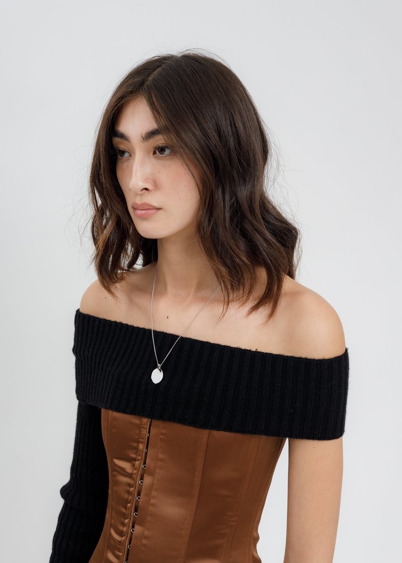 William Shen Silver And Pearl Necklace William Shen Silver And Pearl Necklace