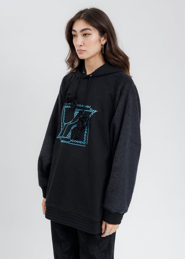 engineered garments mohair hoodie