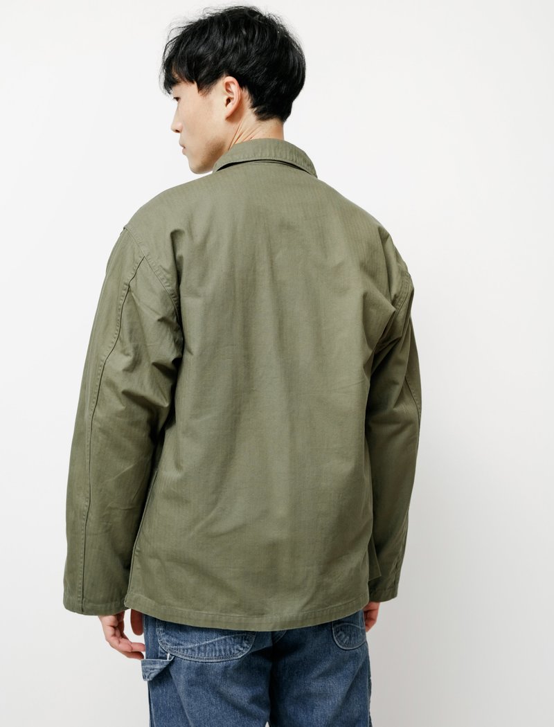 Orslow Herringbone Jacket - Army Green | Garmentory