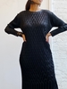 Issey Miyake Netting Dress - Black - Thumbnail 3