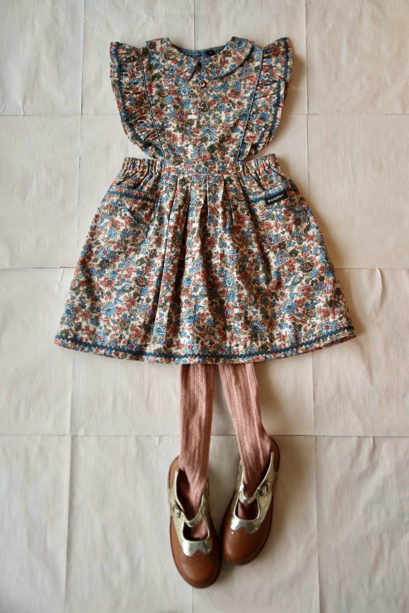 ワンピース Bonjour NEW APRON DRESS 6Y ワンピース Bonjour NEW APRON DRESS 6Y New Apron Dress in
