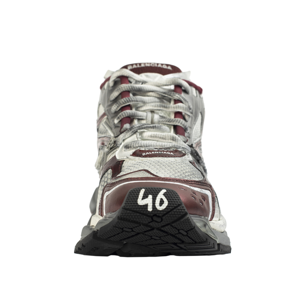 Balenciaga Runner Sneakers - grey/burgundy | Garmentory