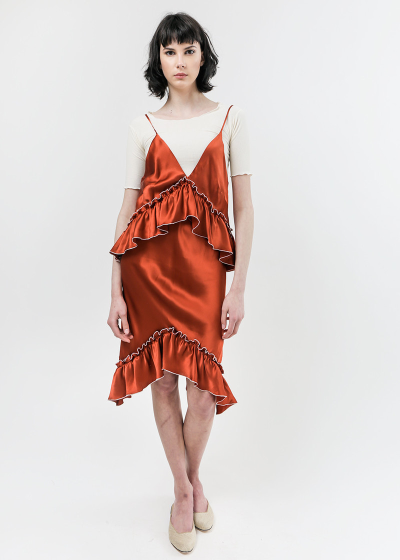 Arcana NYC Paprika Lilith Convertible Slip Dress | Garmentory