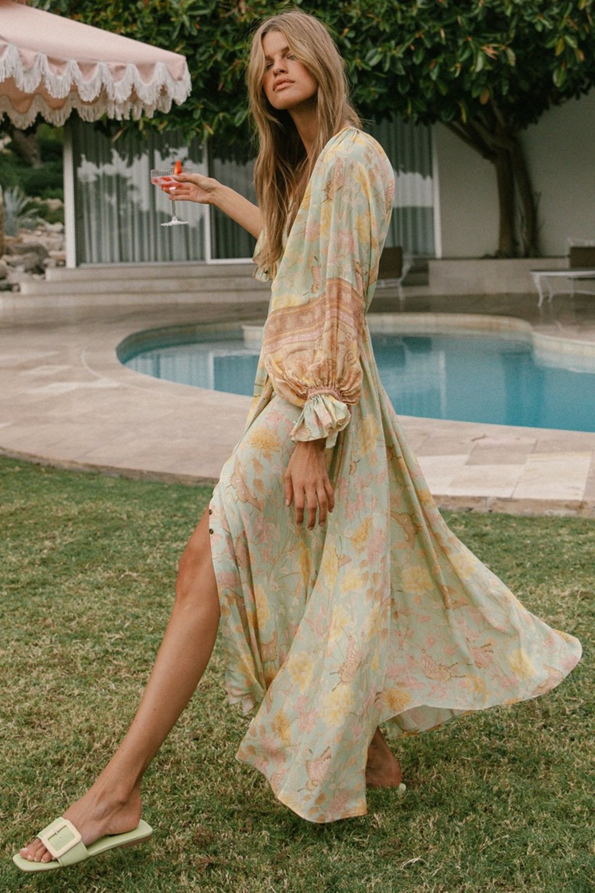 spell butterfly boho maxi dress & THE GYPSY COLLECTIVE Gown - Yellow Alejandra | Black Maternity TC-RISSA-X386 Garden party Just drop us a Size:15 32-33