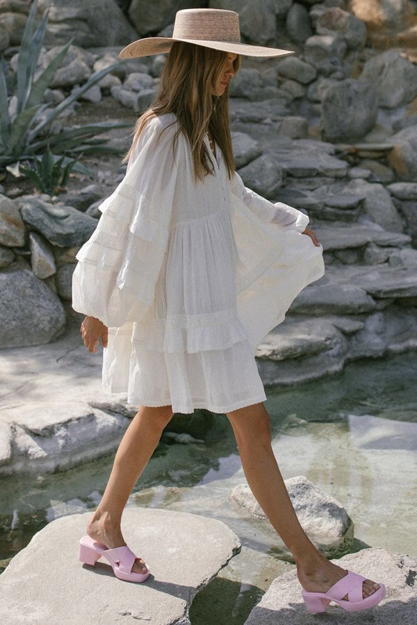 SPELL & THE GYPSY COLLECTIVE Magnolia Mini Dress - White | Garmentory SPELL & THE GYPSY COLLECTIVE Magnolia Mini Dress - White | Garmentory