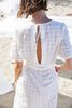 Tie Dress - White - Thumbnail 3
