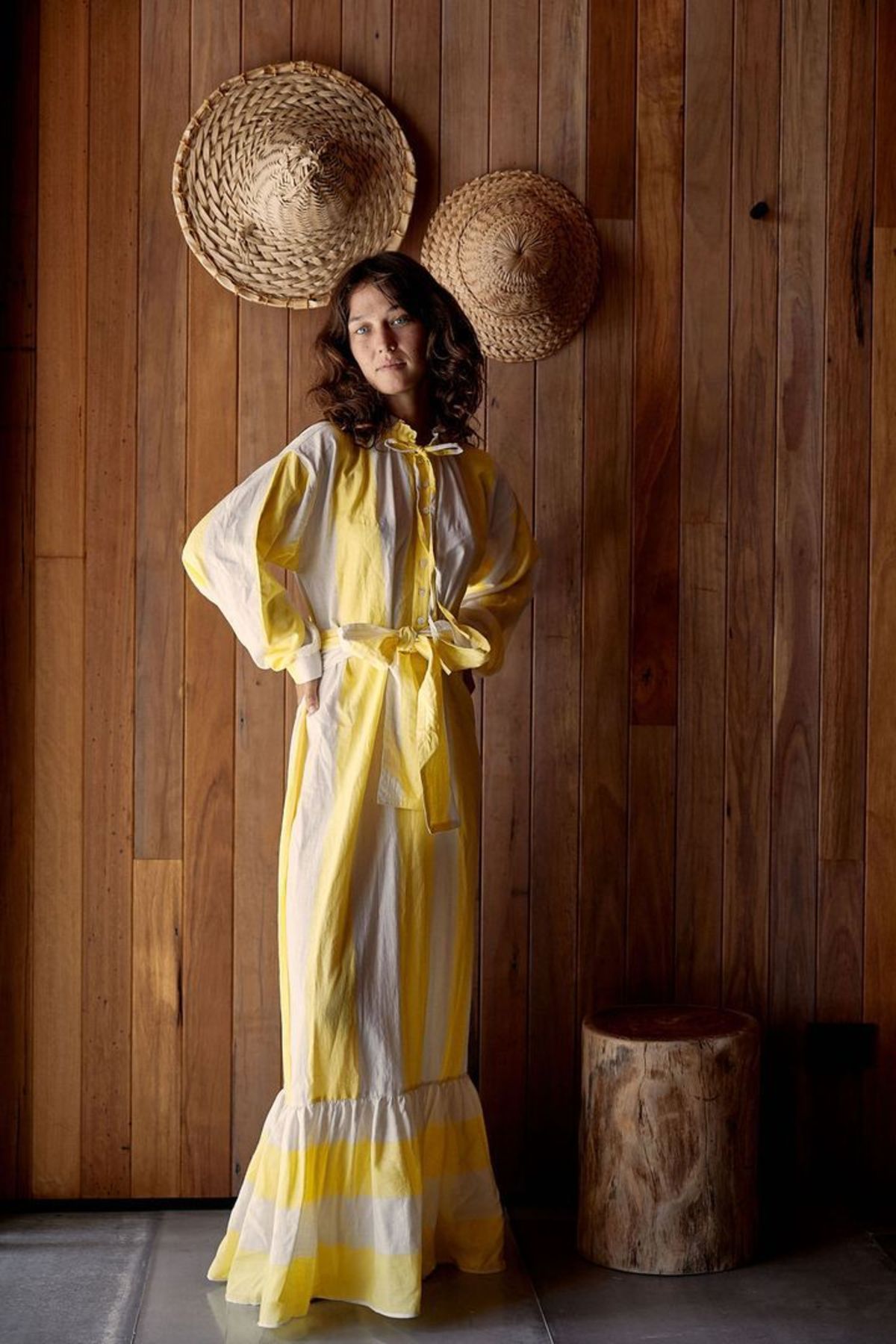 Little Tienda Ulla Dress - Lemon Sorbet - Image 1 of 6