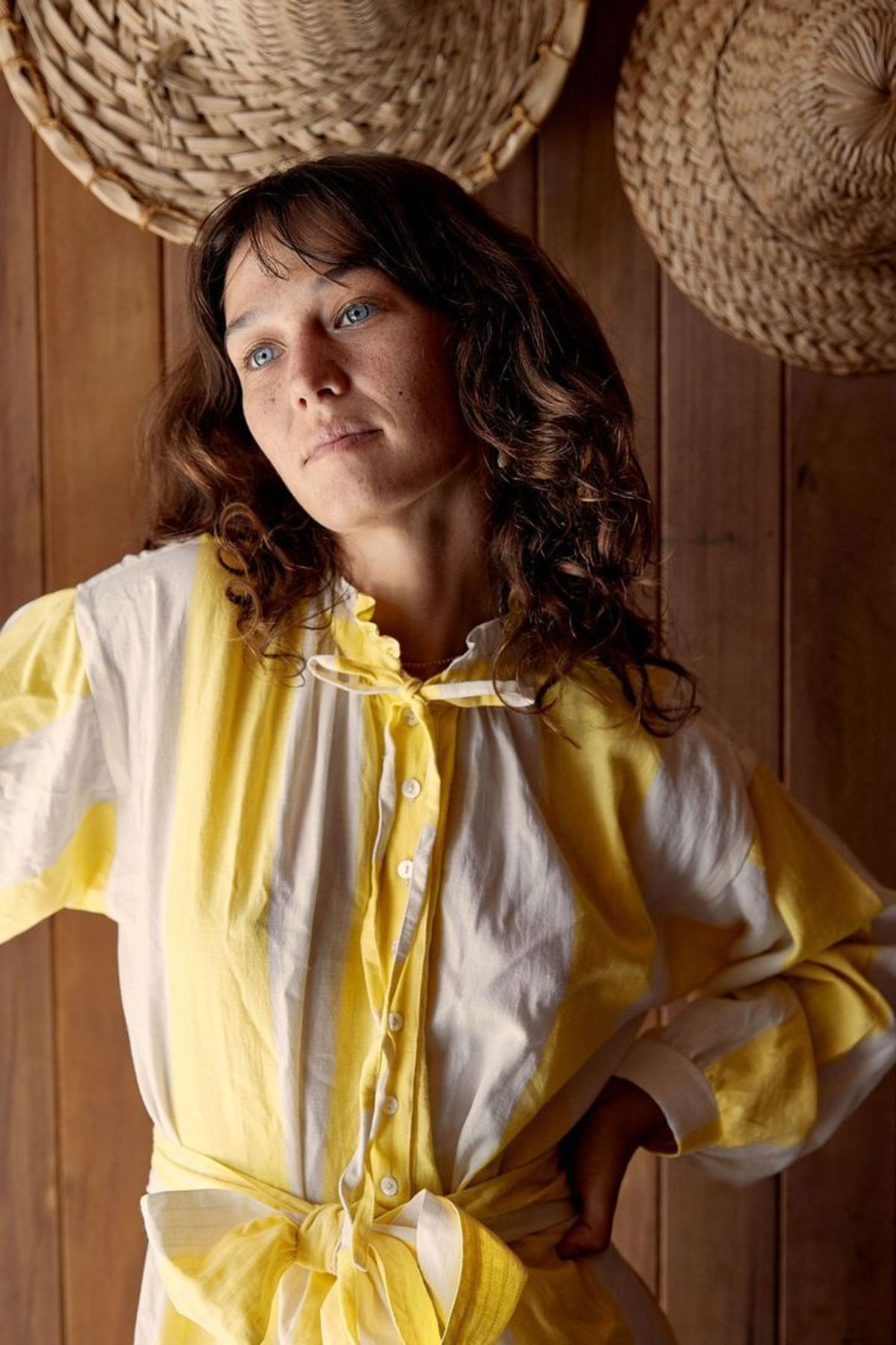 Little Tienda Ulla Dress - Lemon Sorbet - Image 2 of 6