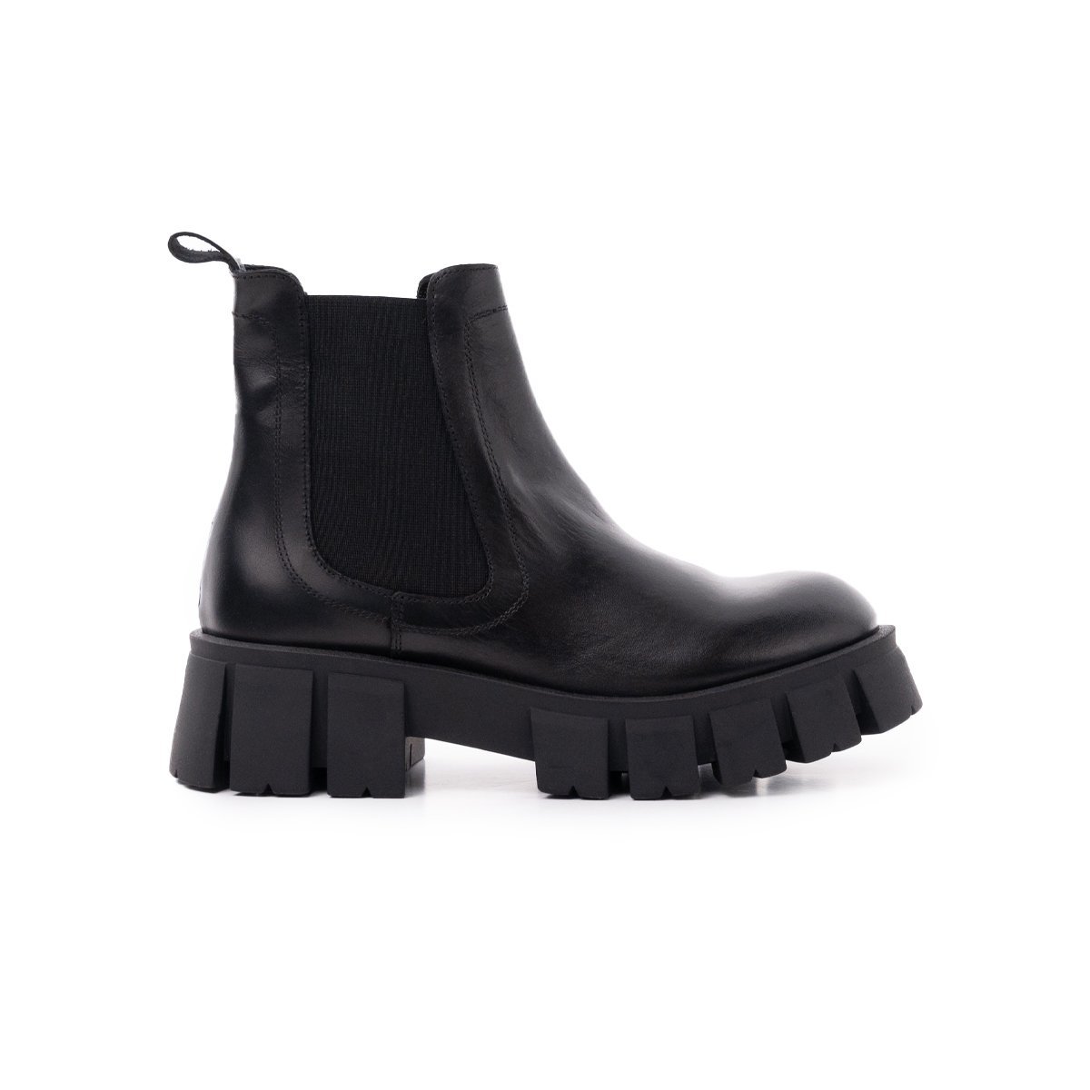 L'intervalle Beijing Black Leather Boot - Image 1 of 2