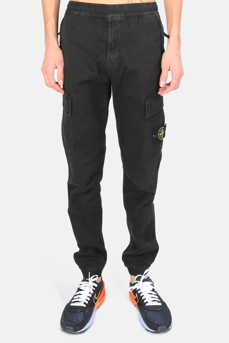 Stone Island Cargo Trousers Old Dye Black Garmentory