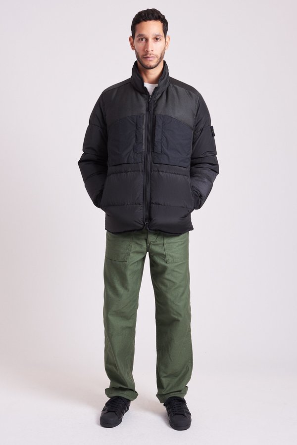 Stone Island Modified Panama 6/3 HT Nylon Mix Down-TC Jacket