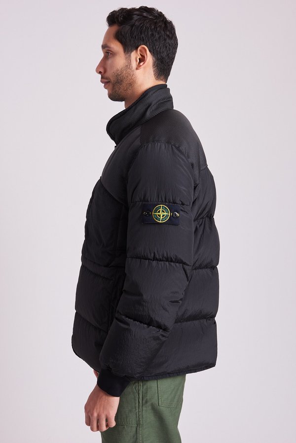 Stone Island Modified Panama 6/3 HT Nylon Mix Down-TC Jacket