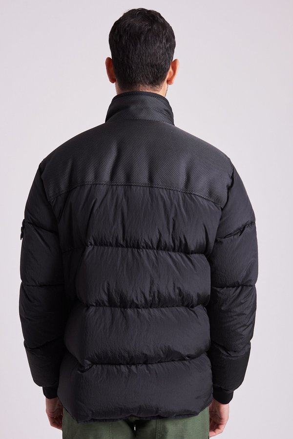 Stone Island Modified Panama 6/3 HT Nylon Mix Down-TC Jacket