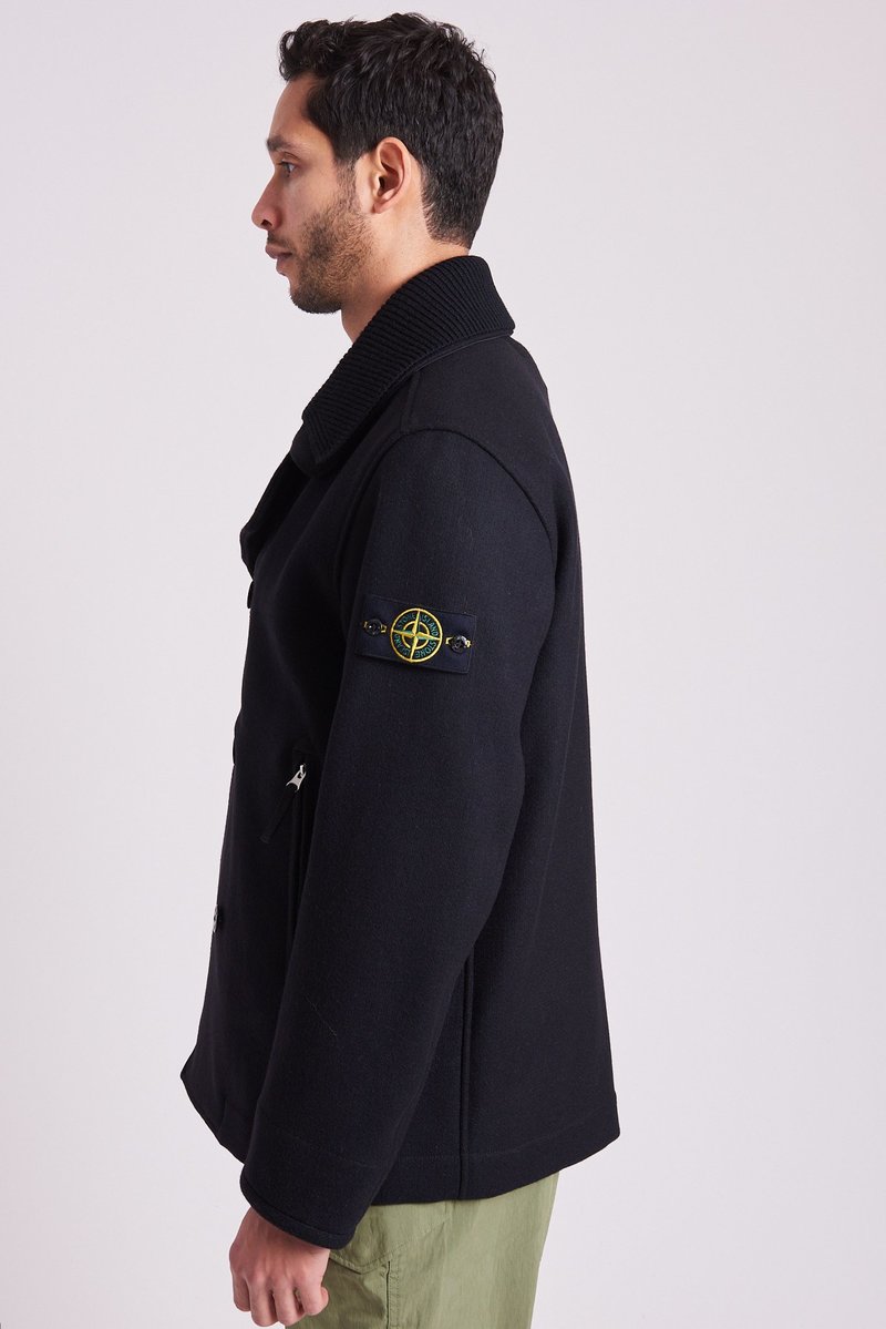 Stone Island Panno Speciale Peacoat - Black | Garmentory
