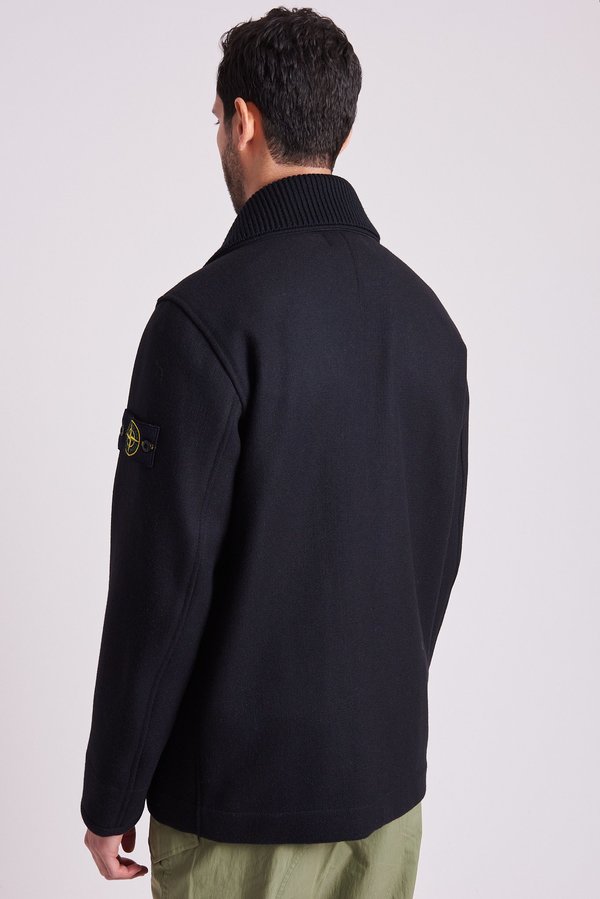 Stone Island Panno Speciale Peacoat - Black | Garmentory