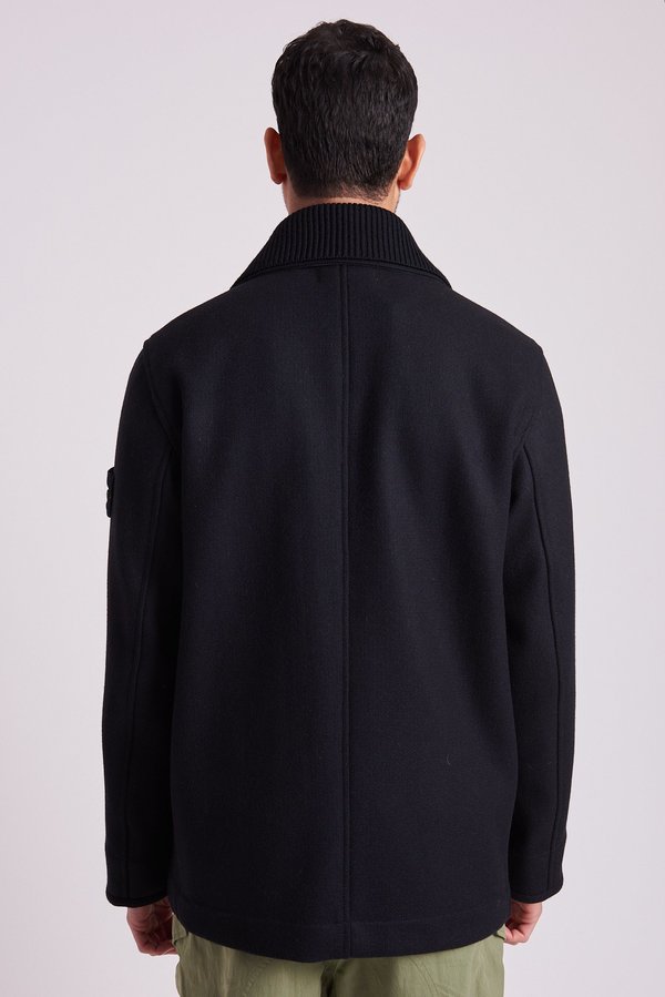 Stone Island Panno Speciale Peacoat - Black | Garmentory