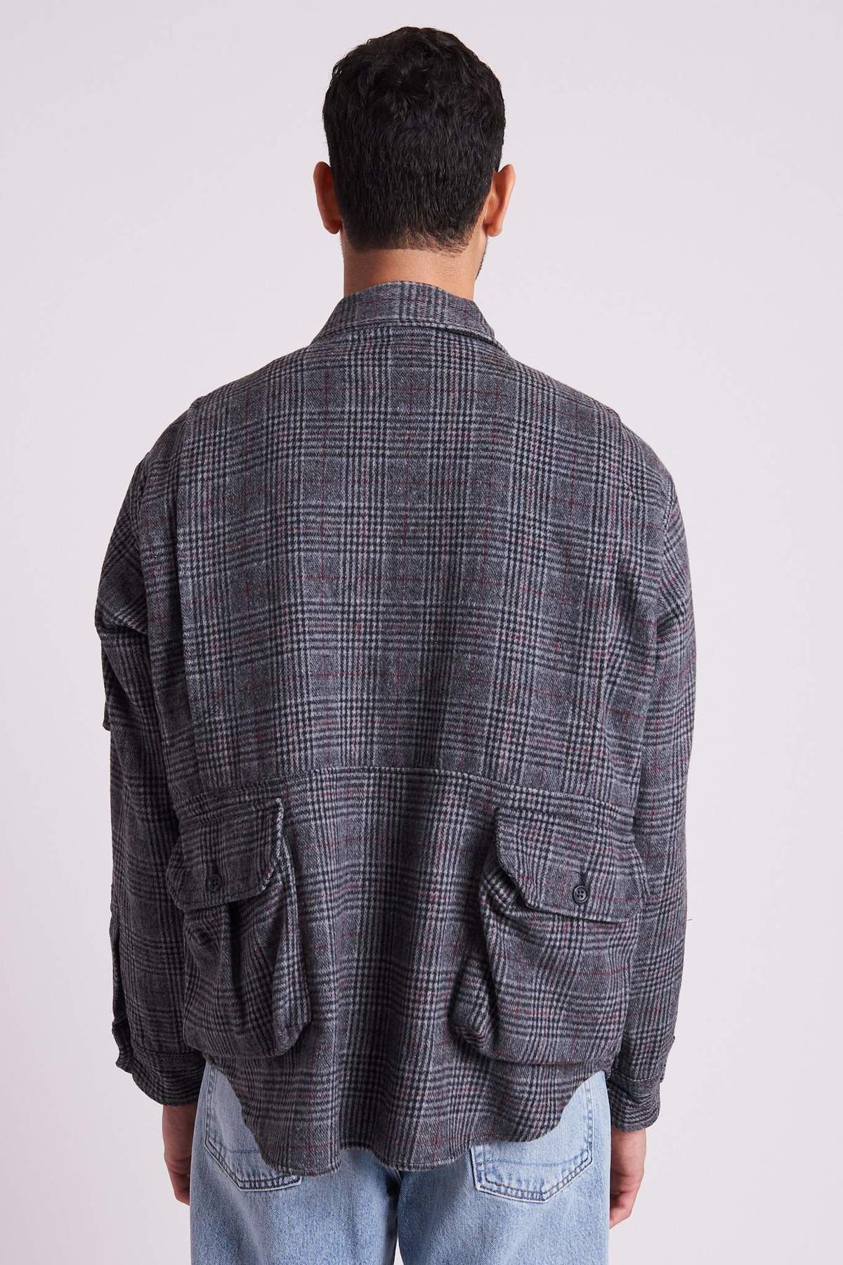 EG / LOITER JACKET – CL GLEN PLAID Grey Engineered Garments Loiter Jacket | Details & Styling