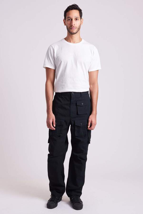 Engineered Garments Heavyweight Cotton Ripstop FA Pant - Black