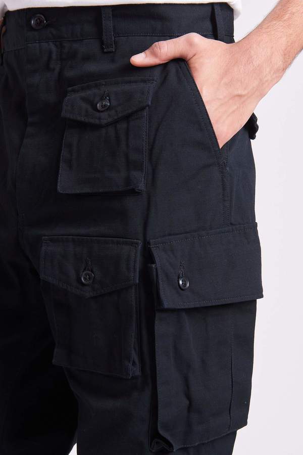 Engineered Garments Heavyweight Cotton Ripstop FA Pant - Black