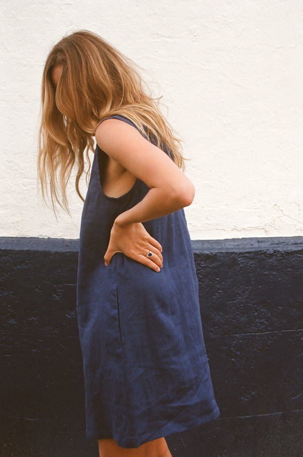 color shoes with blue dress Navy Blue Pinafore Dress 3 main image 1