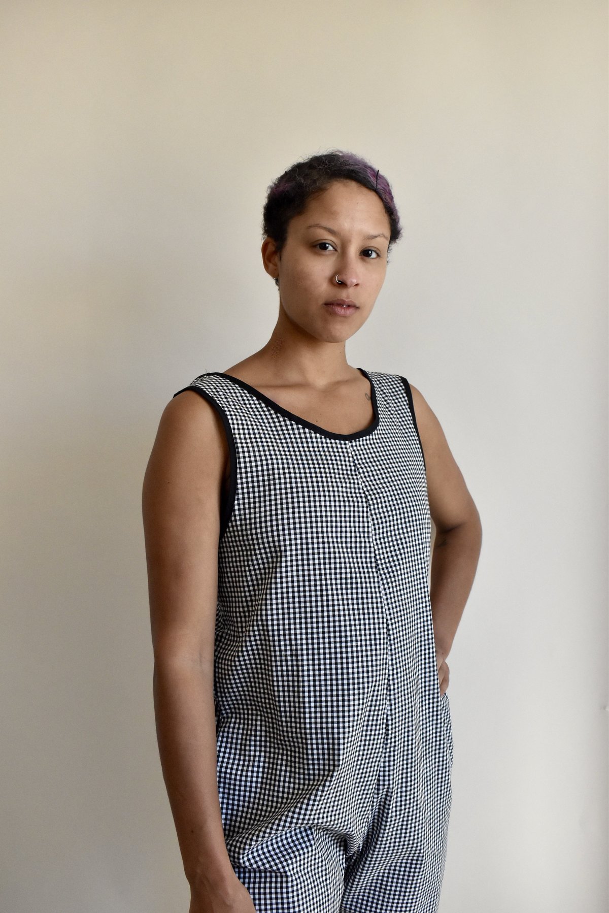 Altar Houseline Classic Houseline Jumpsuit - Gingham - Image 4 of 7