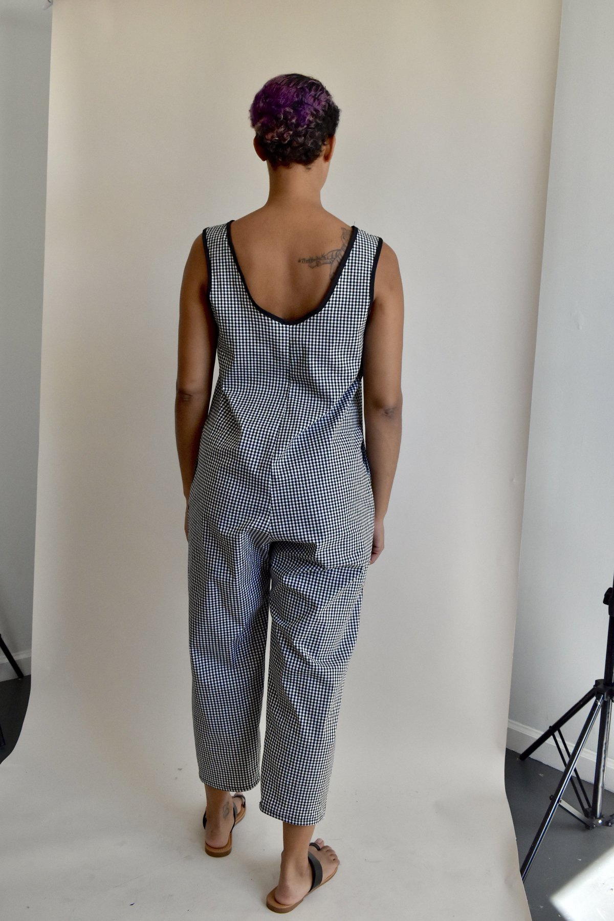 Altar Houseline Classic Houseline Jumpsuit - Gingham - Image 6 of 7