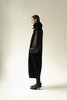 K M by L A N G E Cocoon Wool Coat - Black - Thumbnail 12