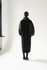 K M by L A N G E Cocoon Wool Coat - Black - Thumbnail 13