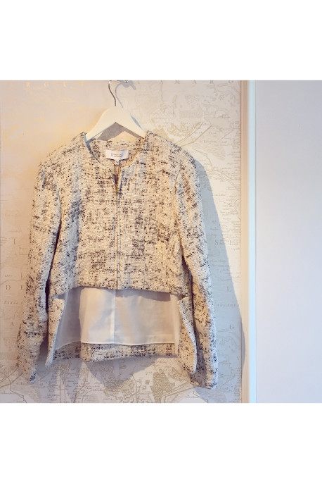 Derek Lam 10 Crosby Cropped Front Jacket Derek Lam 10 Crosby Cropped Front Jacket