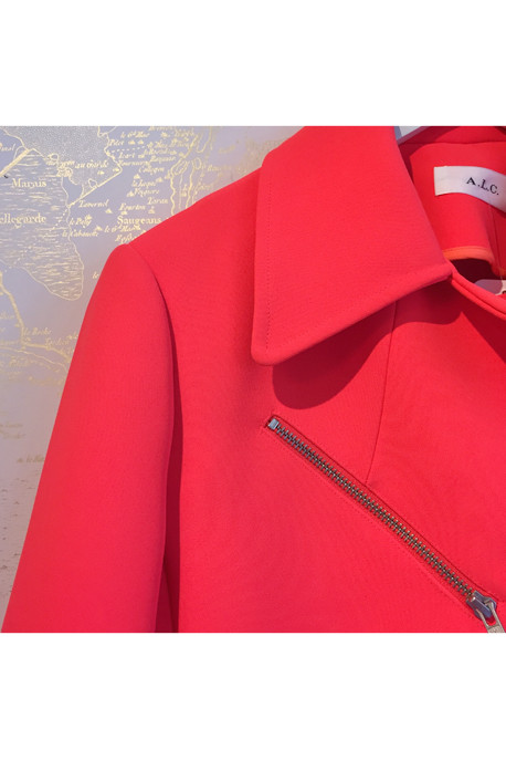 A.L.C. Ekberg Double Face Scuba Knit Moto Jacket A.L.C. Ekberg Double Face Scuba Knit Moto Jacket