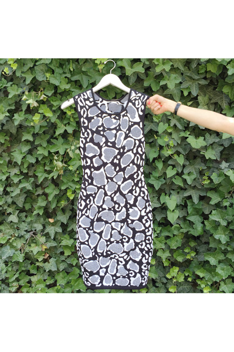 Ohne Titel Leopard Print Reversible Knit Dress Ohne Titel Leopard Print Reversible Knit Dress