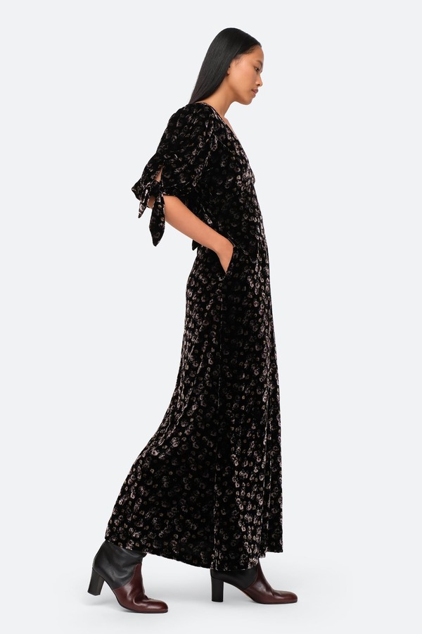 Sea NEW YORK★ウェーバリー フラッタースリーブ ドレス Sea New York VALERIE BURNOUTMINI DRESS