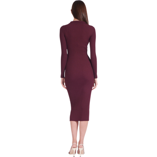 Staud Napa Dress - Plum | Garmentory Staud Napa Dress - Plum | Garmentory
