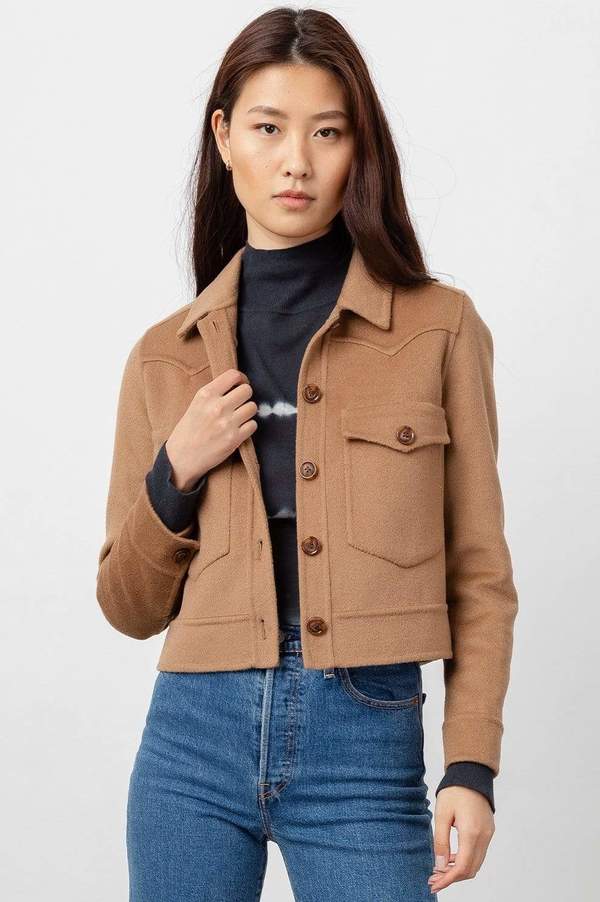 Rails Easton Jacket in Camel Brown Garmentory