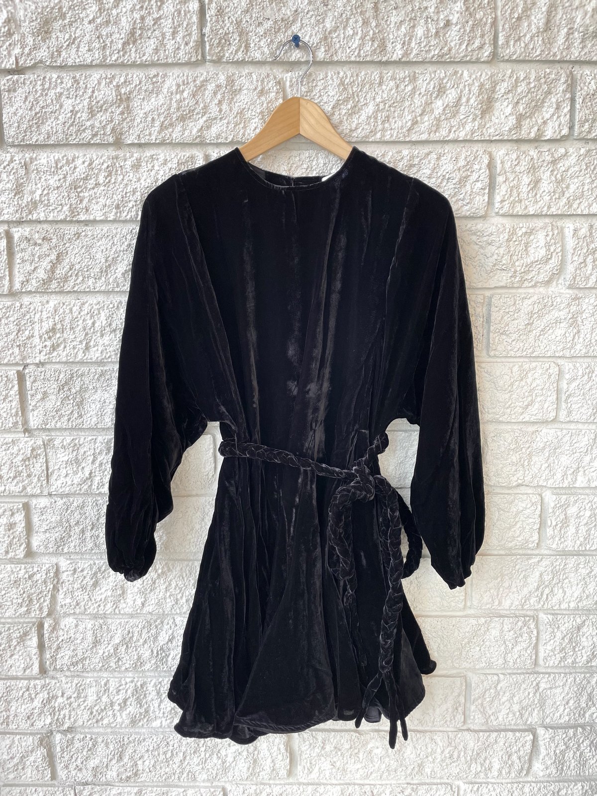 Rhode Resort ELLA DRESS - VELVET BLACK | Garmentory