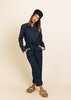 Aequamente Button Front Jumpsuit - Abisso - Thumbnail 1