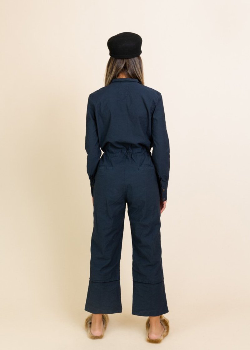 Aequamente Button Front Jumpsuit - Abisso