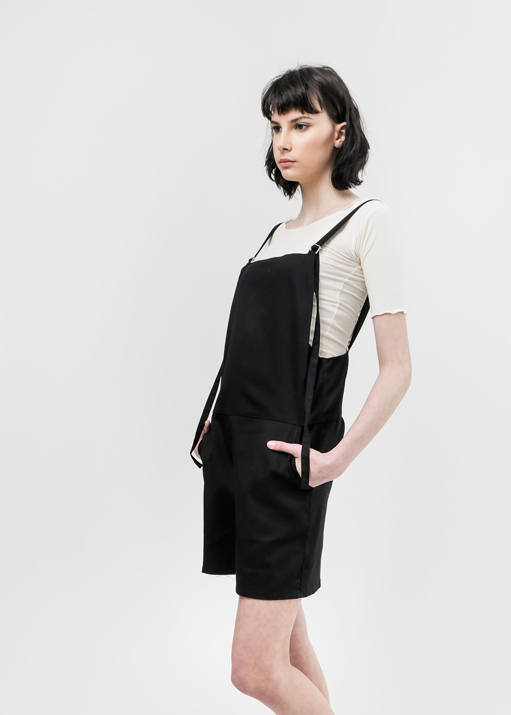 Baserange Canvas Short Strap Overalls Garmentory