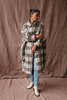 Pipe & Row Quilted Blake Coat - Coffee Plaid - Thumbnail 1