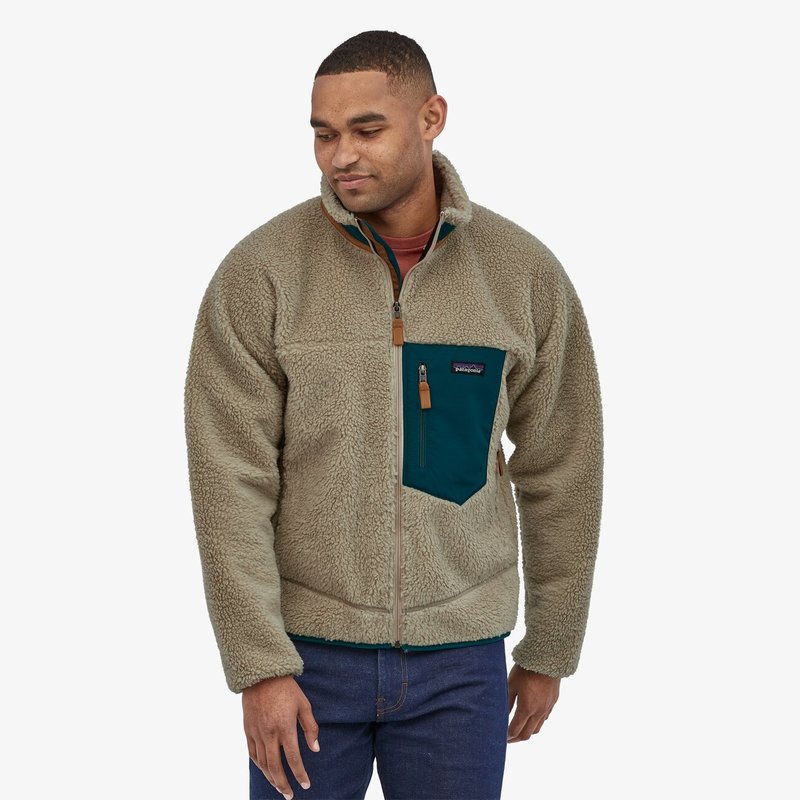 Patagonia Men's Classic Retro-X® Fleece Jacket - Pelican w/Dark